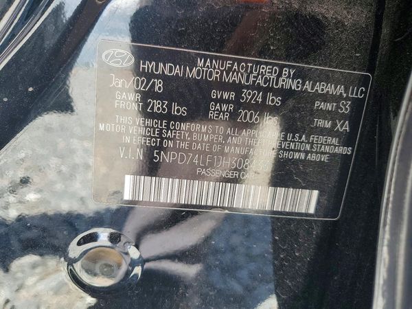 2018 HYUNDAI ELANTRA