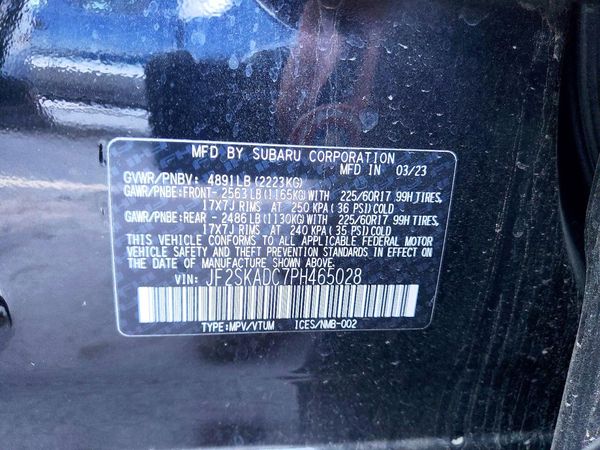 2023 SUBARU FORESTER Premium ES Base, SMART