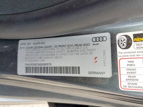 2016 AUDI S7 quattro