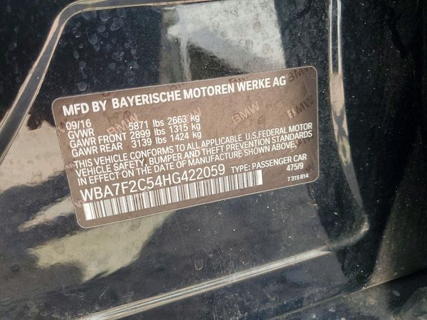 2017 BMW 750 xDrive