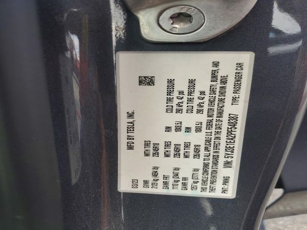 2023 TESLA MODEL 3 — VINS