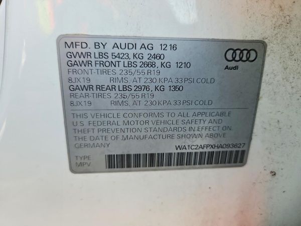 2017 AUDI Q5 quattro Premium