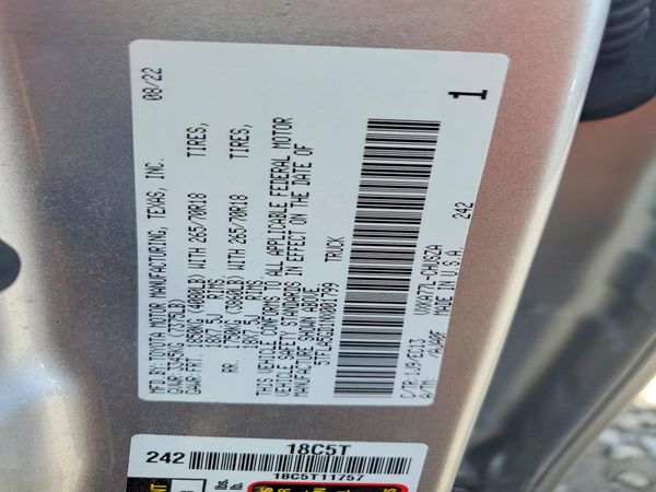 2022 TOYOTA TUNDRA