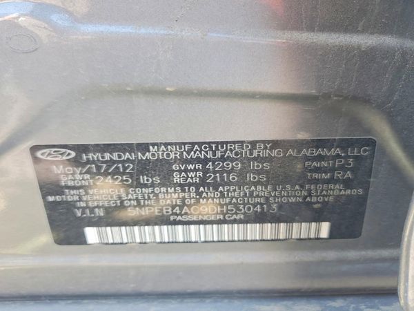 2013 HYUNDAI SONATA GLS/ GLS Popular