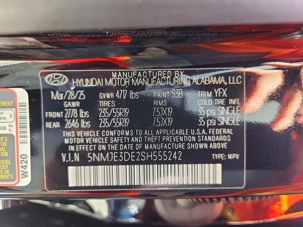 2025 HYUNDAI TUCSON Limited