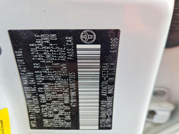 2018 TOYOTA CAMRY L/LE/SE/XLE