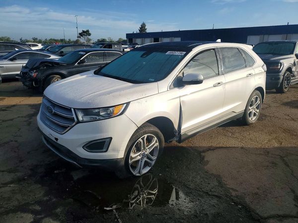 2018 FORD EDGE Titanium — Front 3/4