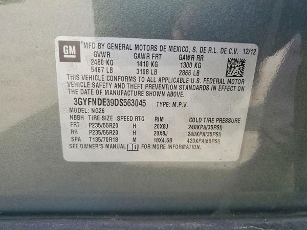 2013 CADILLAC SRX