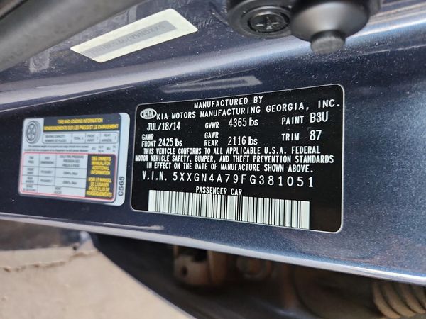 2015 KIA OPTIMA