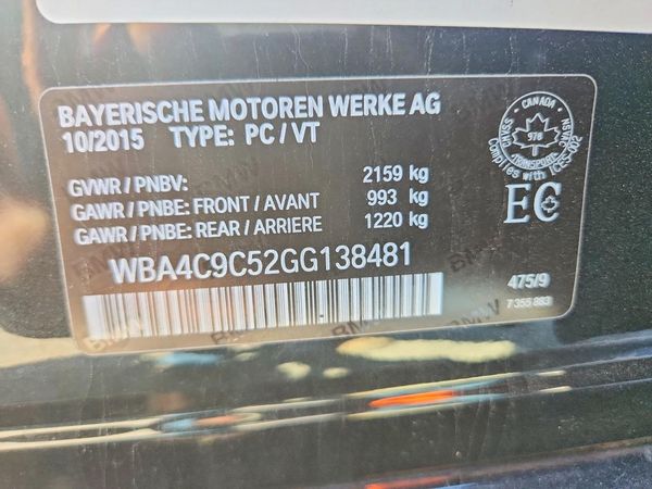 2016 BMW 428 xDrive GC