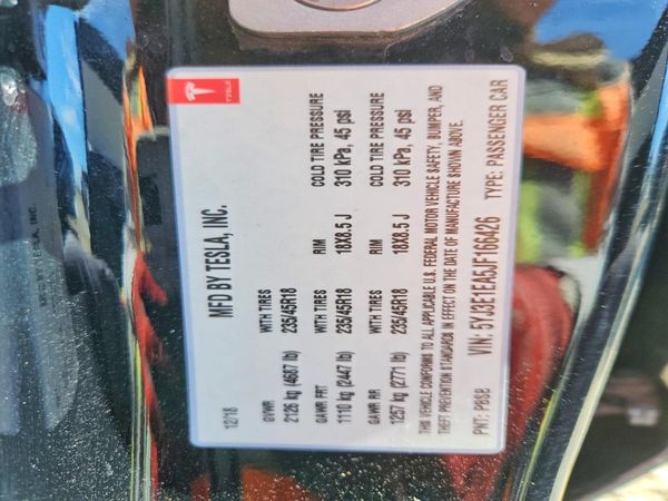 2018 TESLA MODEL 3