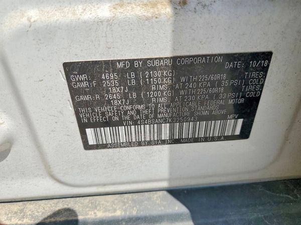 2019 SUBARU OUTBACK Limited+M/R+ES+NAVI