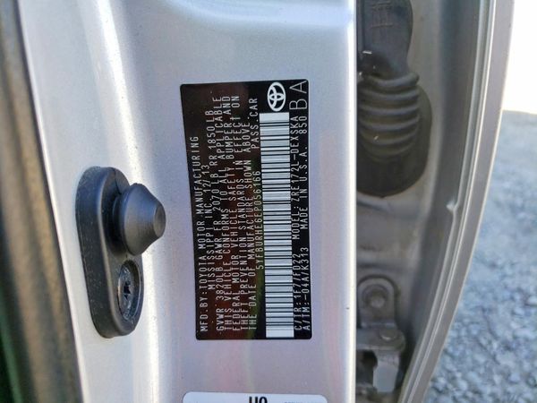 2014 TOYOTA COROLLA L/LE