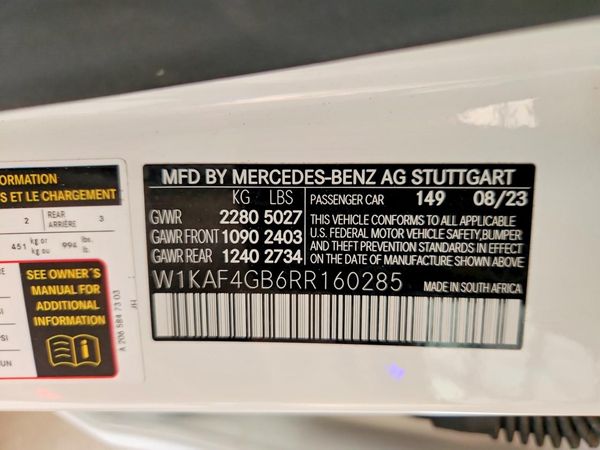 2024 MERCEDES-BENZ C C300