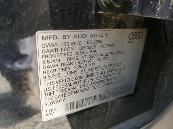 2017 AUDI Q7