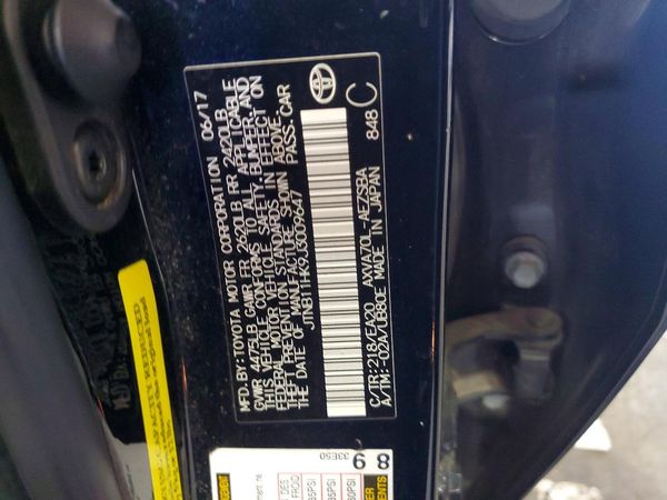 2018 TOYOTA CAMRY LE/SE/XLE/XSE