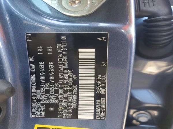 2015 TOYOTA HIGHLANDER Base/Hybrid