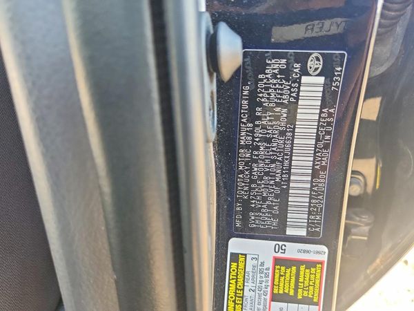 2018 TOYOTA CAMRY L/LE/SE/XLE