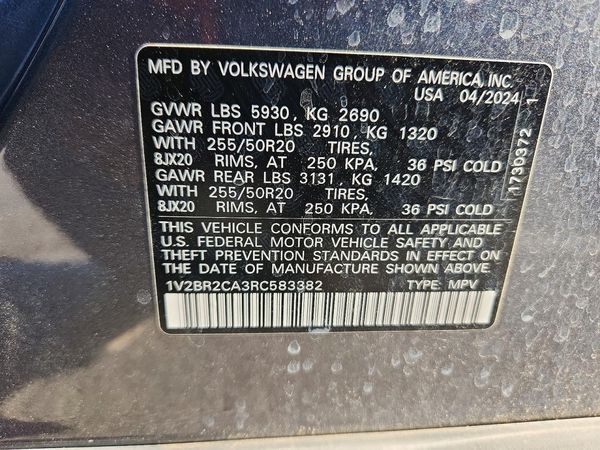 2024 VOLKSWAGEN ATLAS