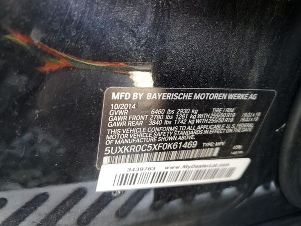 2015 BMW X5 XDRIVE35I