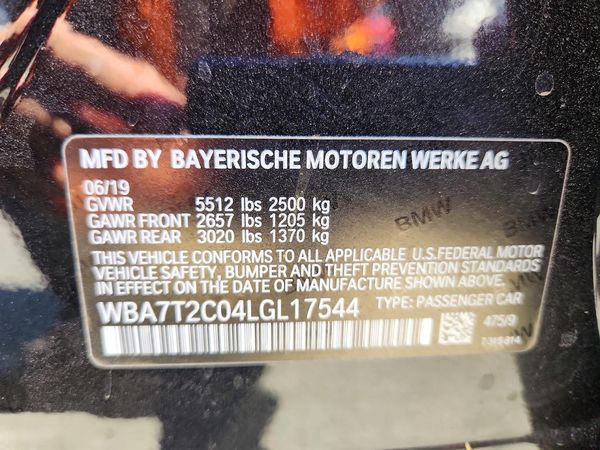 2020 BMW 740
