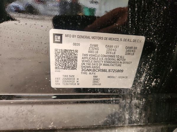 2020 CHEVROLET BLAZER 2LT