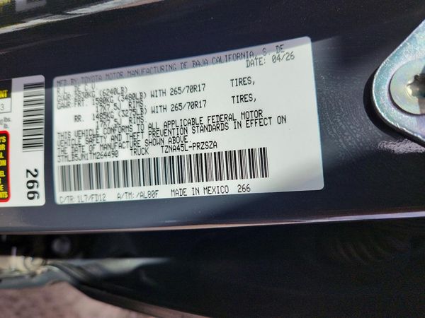 2026 TOYOTA TACOMA