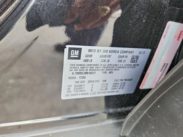 2021 CHEVROLET TRAILBLAZER LT