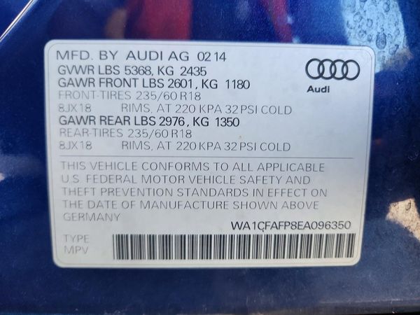 2014 AUDI Q5