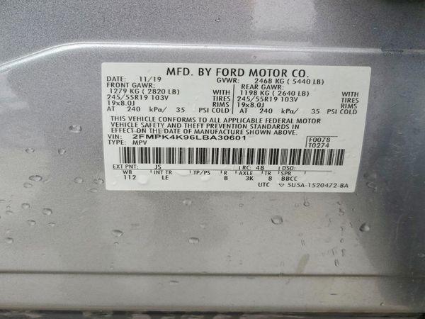 2020 FORD EDGE