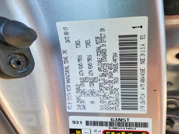 2019 TOYOTA TACOMA