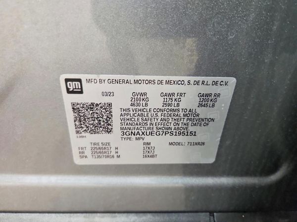 2023 CHEVROLET EQUINOX LT (1LT)