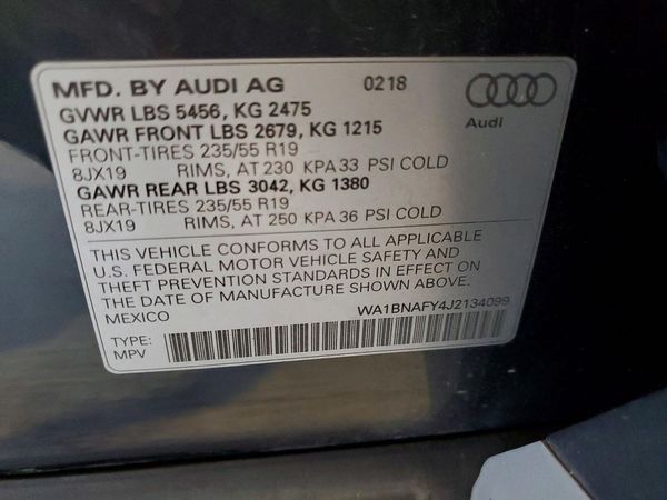 2018 AUDI Q5