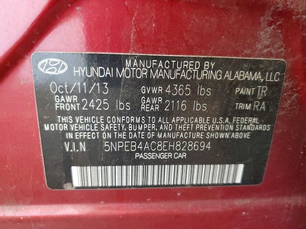 2014 HYUNDAI SONATA GLS/ GLS Popular