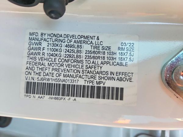 2022 HONDA CR-V