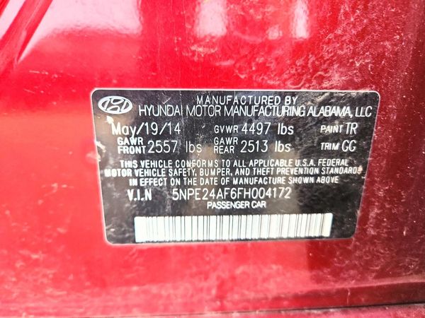 2015 HYUNDAI SONATA SE, ECO