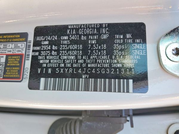 2025 KIA SORENTO