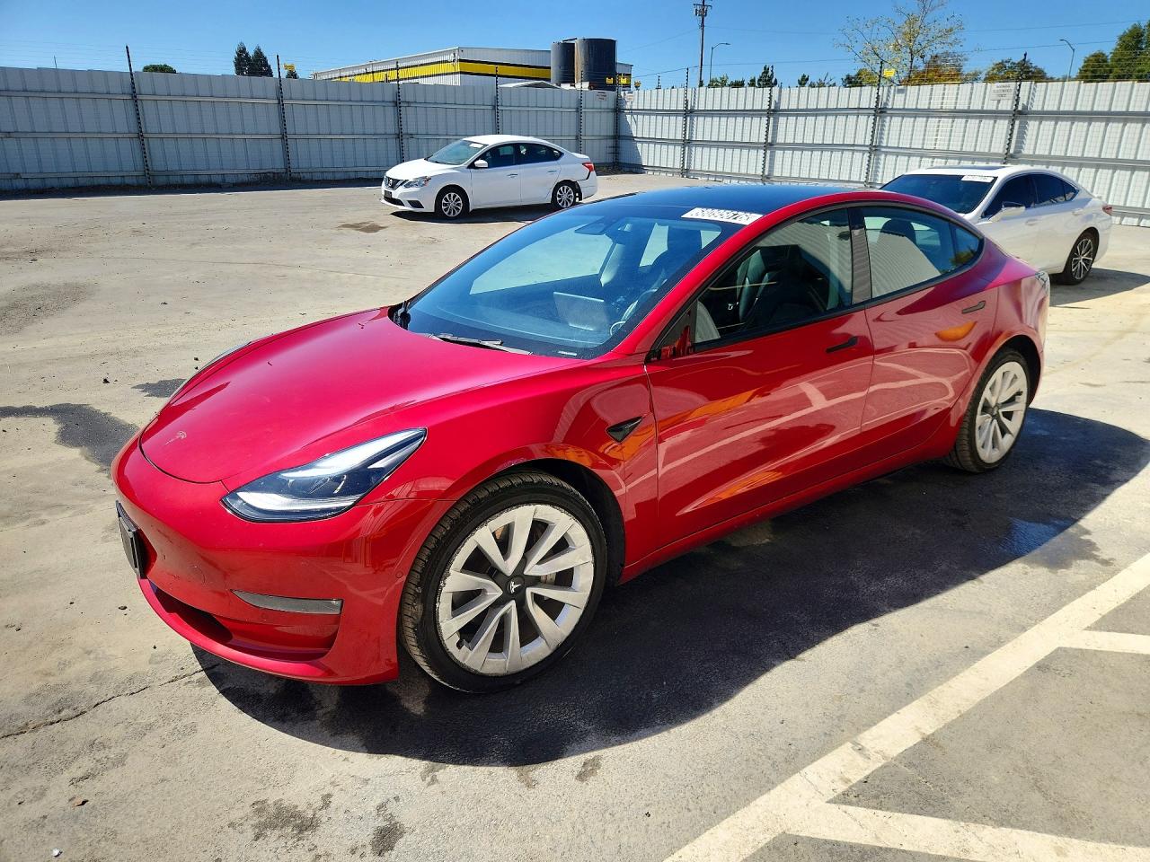 2022 TESLA MODEL 3 — Front 3/4