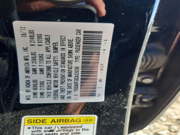 2012 ACURA TL TECH