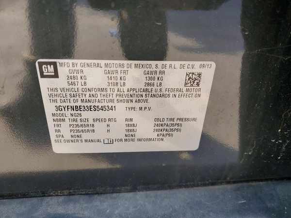 2014 CADILLAC SRX Luxury