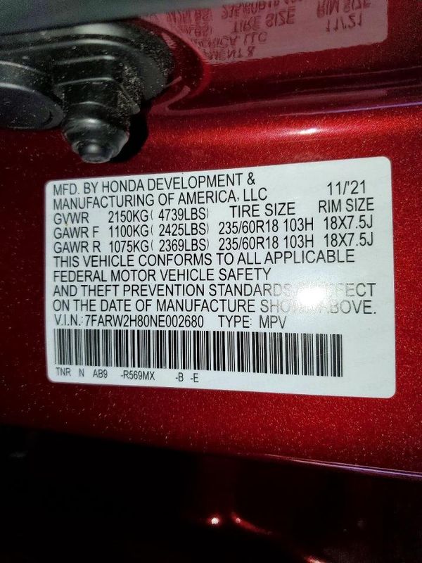 2022 HONDA CR-V EX-L