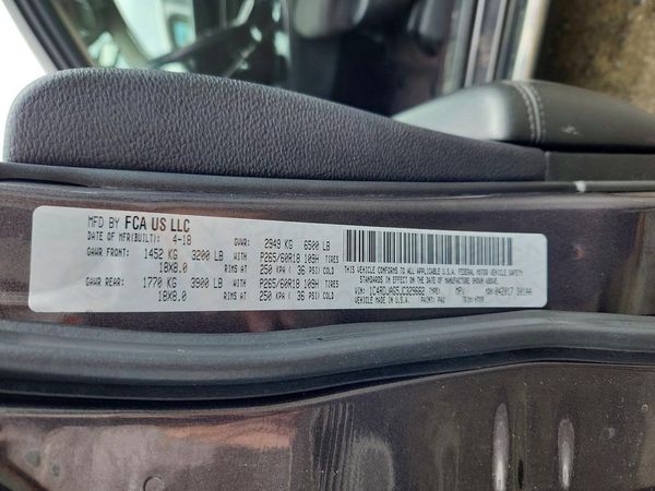 2018 DODGE DURANGO SXT
