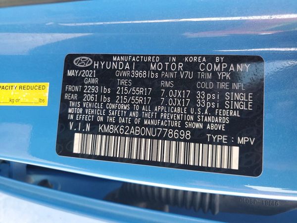 2022 HYUNDAI KONA