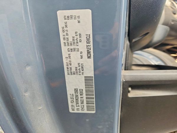 2022 RAM PROMASTER 3500 — VINS