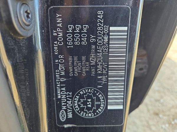 2013 HYUNDAI ACCENT GLS Premium/ SE