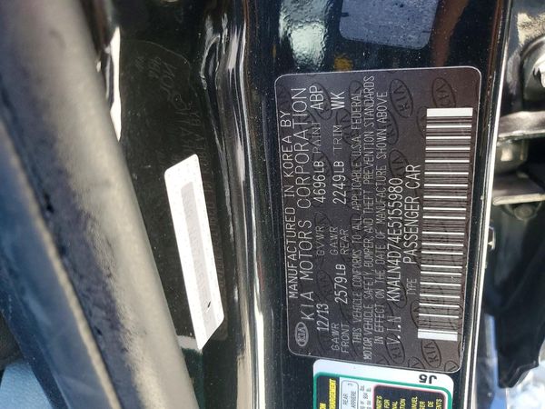 2014 KIA CADENZA