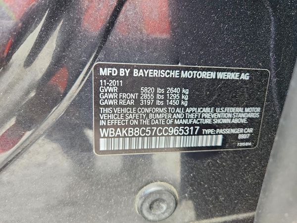 2012 BMW 750 750Li/Alpina B7