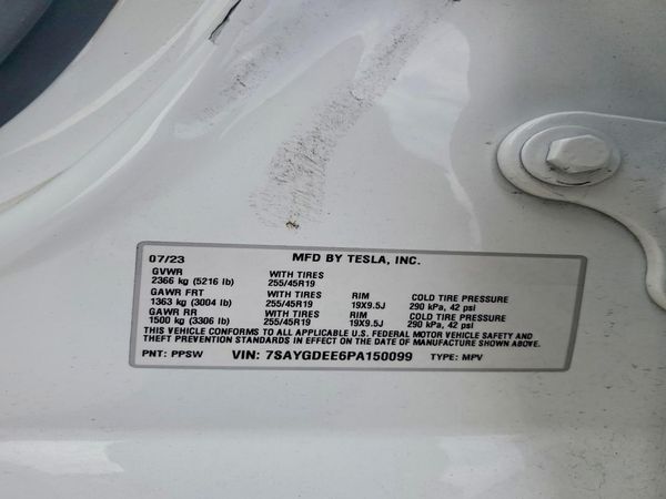 2023 TESLA MODEL Y