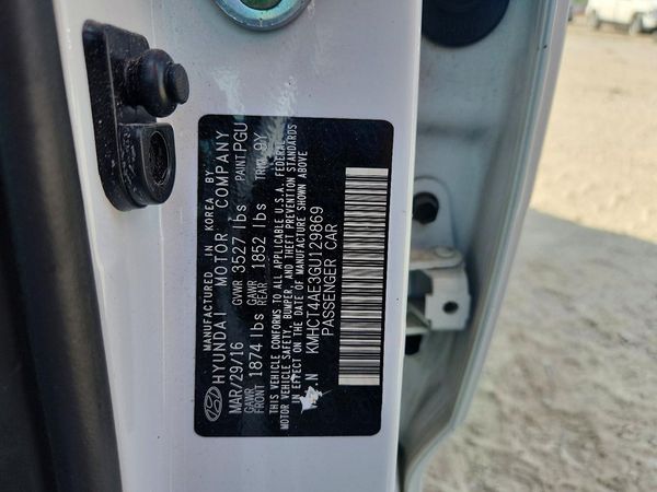 2016 HYUNDAI ACCENT GS / GLS