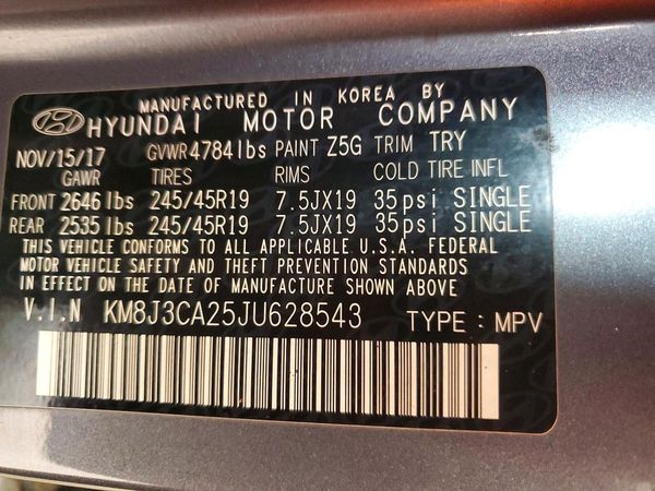 2018 HYUNDAI TUCSON